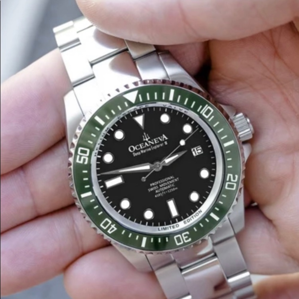 Oceaneva Marine Explorer Dive Watch Auto Swiss
